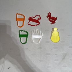 Six Various Cookie Cutters