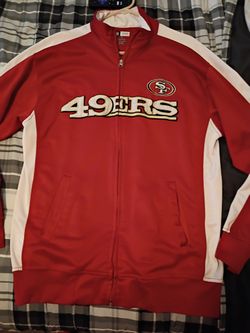 49ers zip up Pullover Men's size XL
