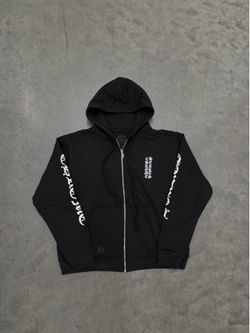 Authentic Chrome Hearts Zip Up Sweater