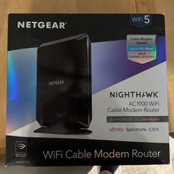 Netgear Nighthawk AC1900 WiFi Cable Modem Router