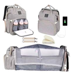 Diaper Bag With Changing Station