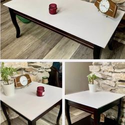🌟Great 3 Piece Set! Espresso/White Coffee Table And Two Side Tables🌟