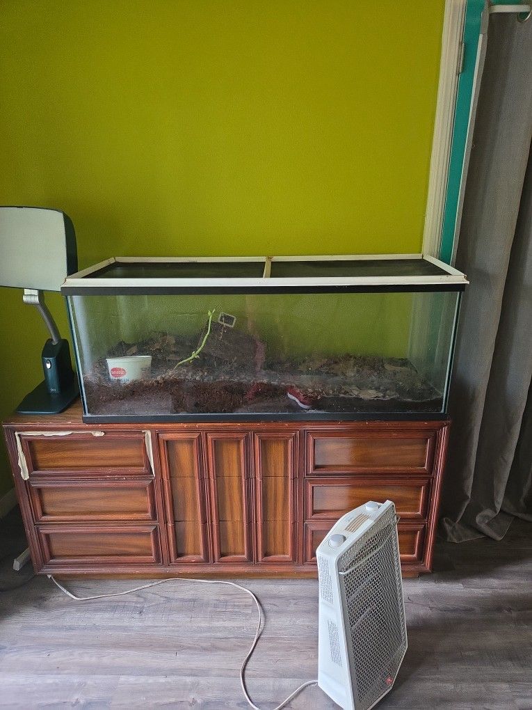 Aquarium / Terrarium 48 1/2 In Long 17 And 1/2 In Wide