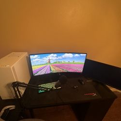 4070 super/ 5600x /32gb ram gaming pc setup