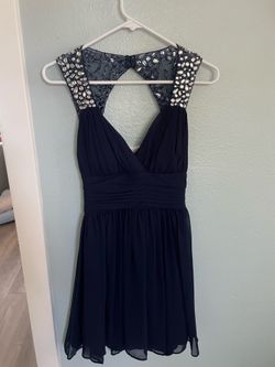 Blue dress