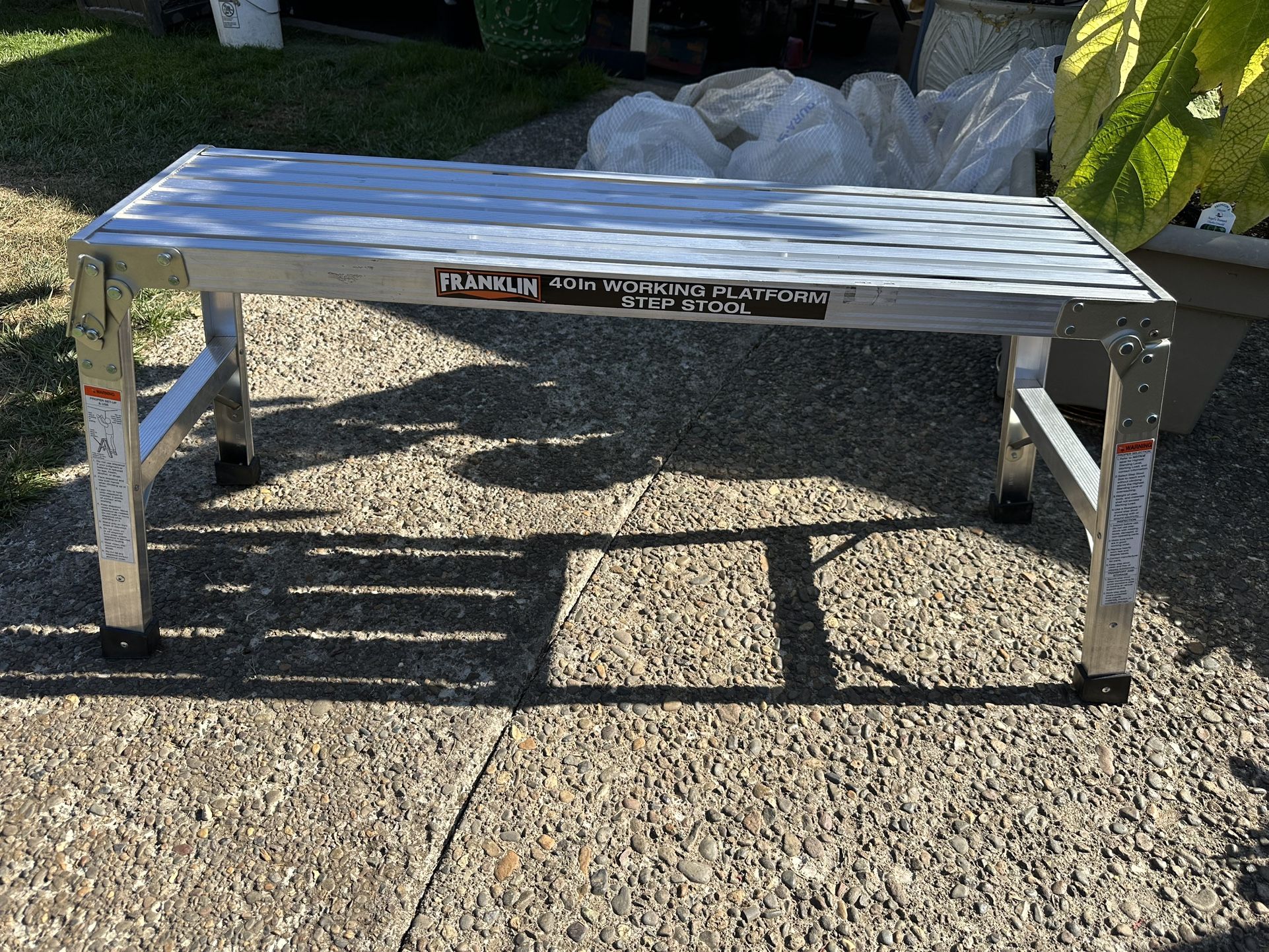 40 in. Lightweight Aluminum Work 