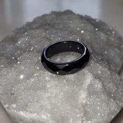 Hematite Band Ring Size 6 1/2 