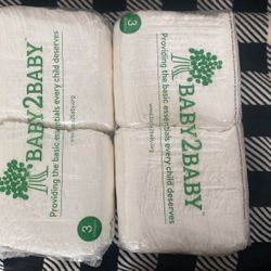 Size 3 Diapers. 50 Each Pack
