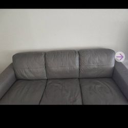 Ikea Genuine Leather Sofa Set