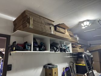 White Melamine Shelf 