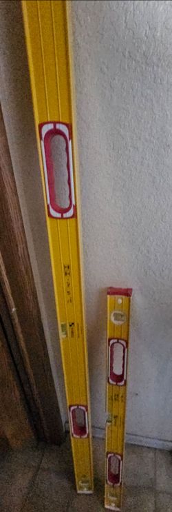 Stabila 58" and 32" levels