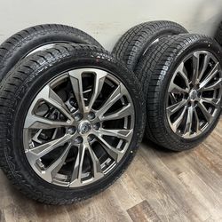 NEW 22 inch Gm style wheels with 285/45r22 atturo ht tires