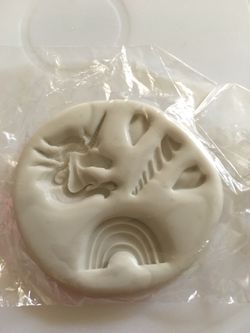 Placa de unicornio para fondant