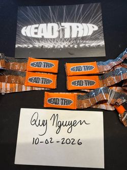 Head Trip Festival Wristbands – Set of 5 -$500 Each