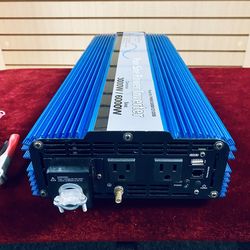 3000 Watt Pure  Sine Power Inverter With Battery Leads