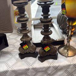 Pair Of Candleholders