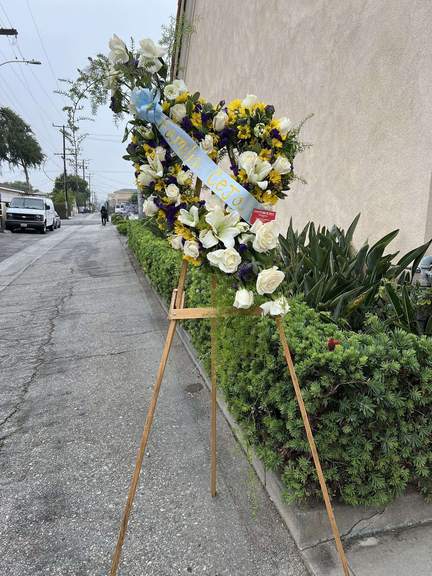 Memorial Fresh Flower Heart