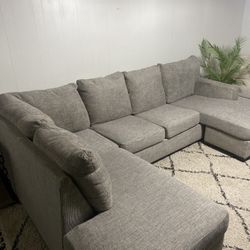 Jumbo Gray U Shape Sectional!! Only $300!! 