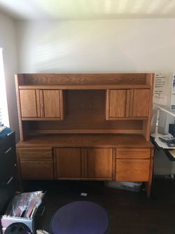 Cherry Wood, heavy office cabinets, in mint condition