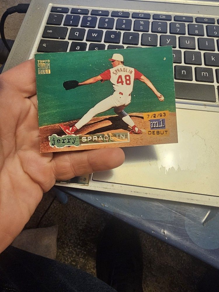 Jerry Spradlin Baseball Card