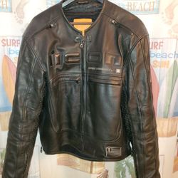 Icon heavy duty leather jacket
