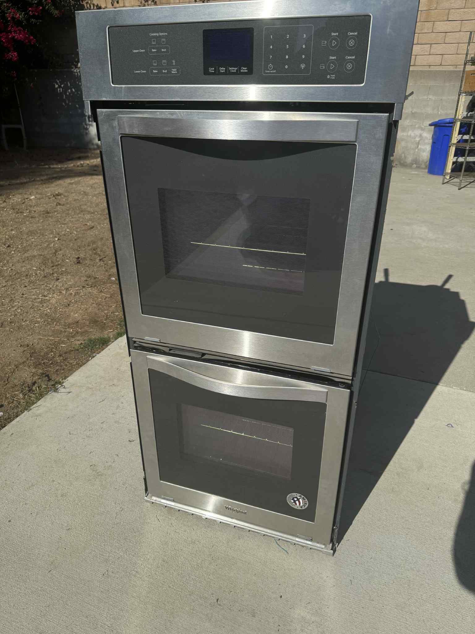New Whirlpool Double Electric Oven 