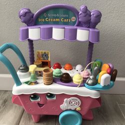 Leapfrog Ice Cream Cart And Vacuum 