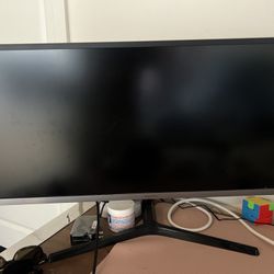 Samsung 34-inch Ultra-Wide Monitor 75HZ SJ55W Max Resolution 3440 x 1440