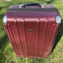 HEYS 30" Large Hard Shell Suitcase Red Luggage