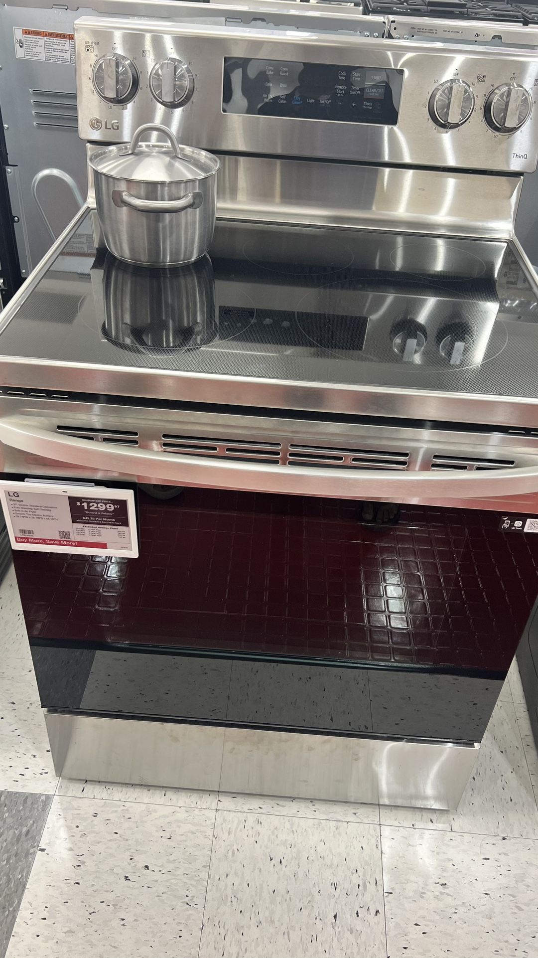 LG Electric Stove