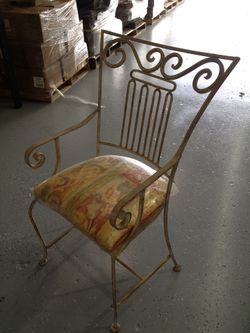 Solid Iron Arm Chairs Set of 10 all identical