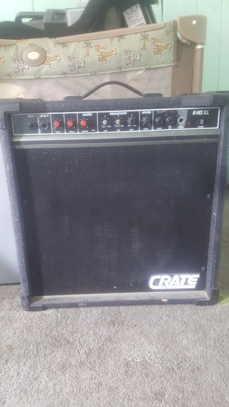 Crate k40xl amplifier