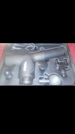 FitRX deep muscle massager cordle ss with a case