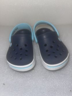 Crocs blue toddler Size 4c5