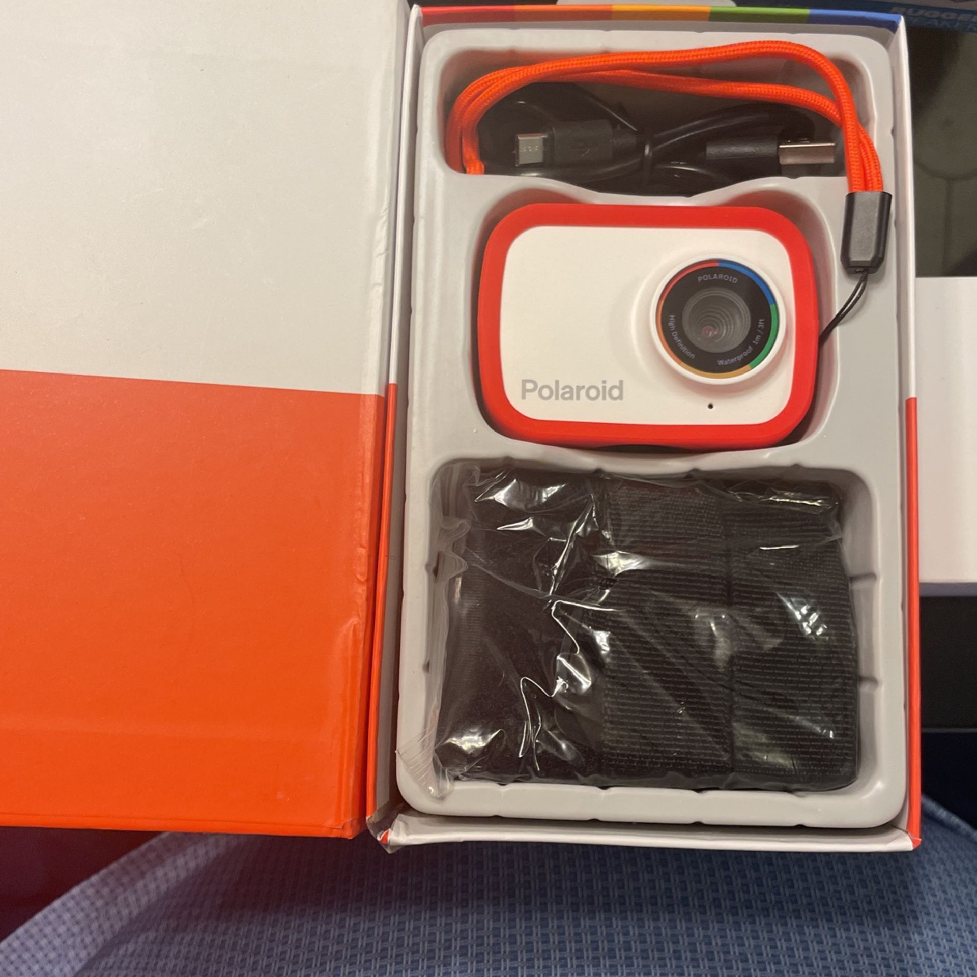 Polaroid Sport Action Camera 720p 12.1mp, Waterproof Camcorder Video Camera with Built in Rechargeable Battery and Mounting Accessories, Action Cam fo