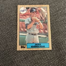 Jeff Hamilton Baseball Card