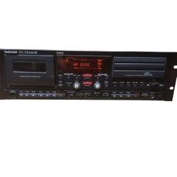 Tascam CC-222SLmkII CD Recorder / Cassette Combination Deck.