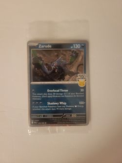 Zarude pitch black promo card