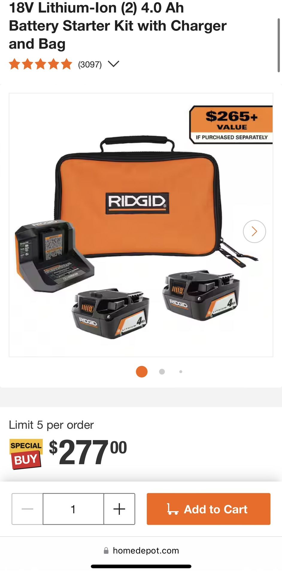 Ridgid Batteries