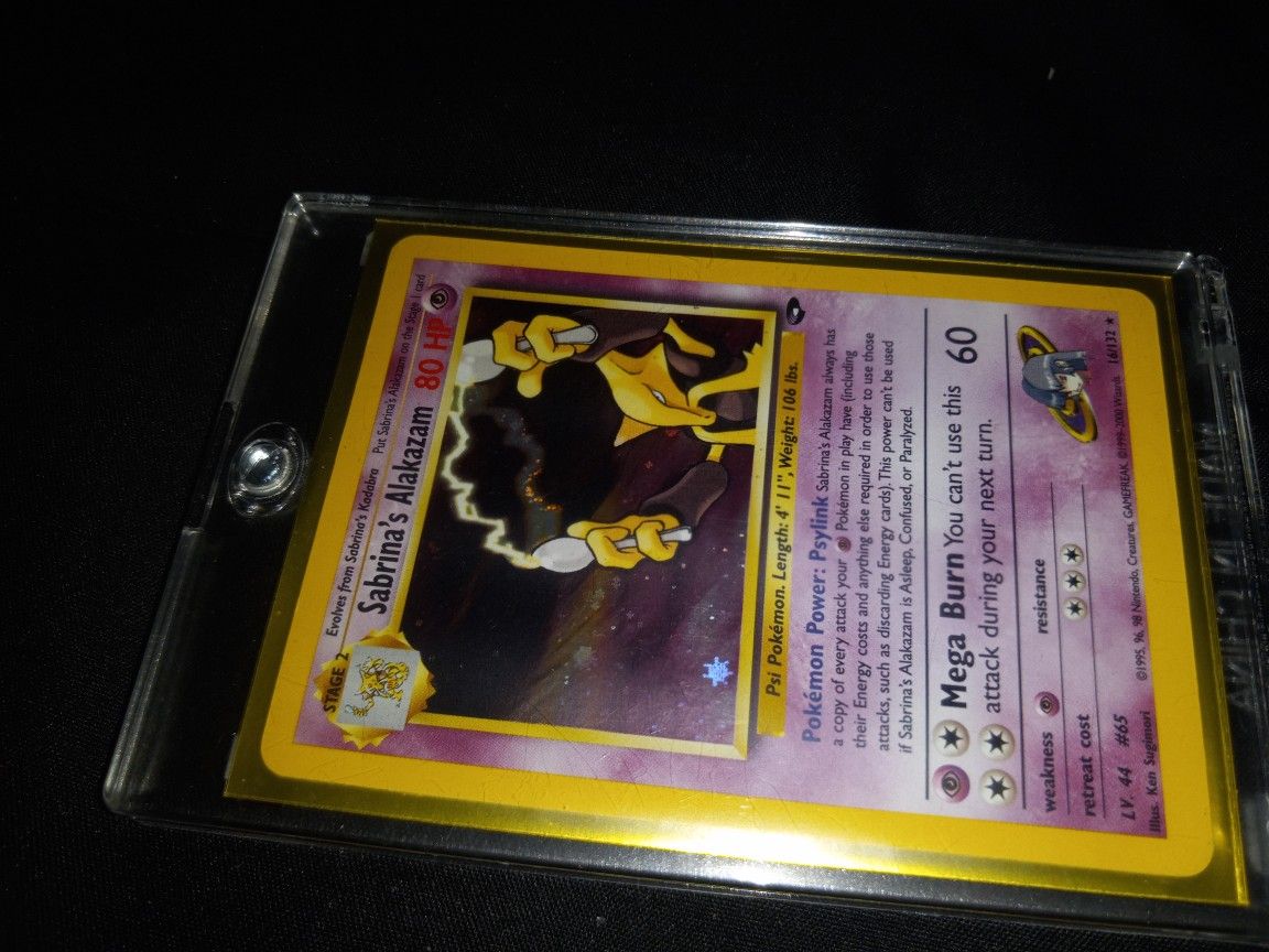 Alakazam Sabrina's Pokemon Card