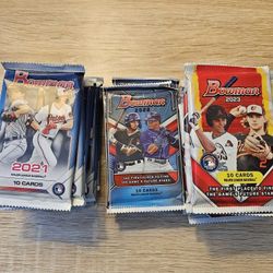 2021 2022 2023 Bowman Mega Base Packs