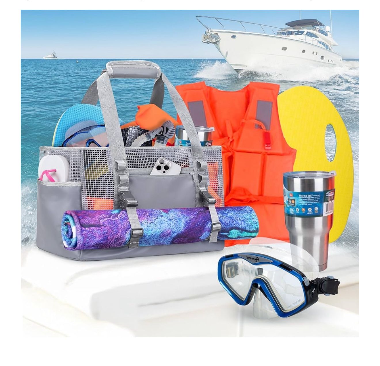 35.5L Waterproof Boat Tote Bag *Brand New*