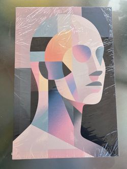 Abstract Face Canvas Wall Art Print