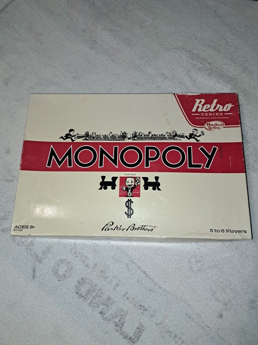 Monopoly Retro 1935 Edition Board Game In Excellent Condition (Is Complete Nothing Missing)