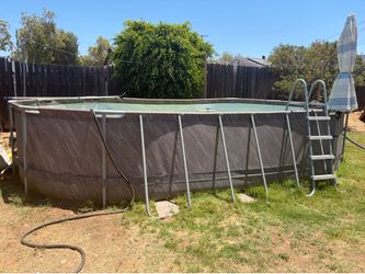 Outside pool