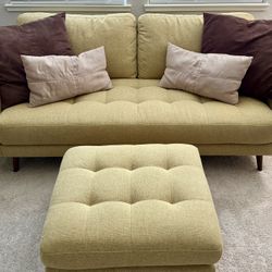 Love Seat & Ottoman