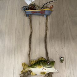 Gone Fishing Sign Decoration 