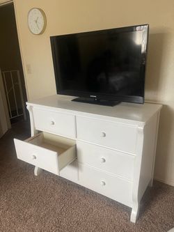 White dresser