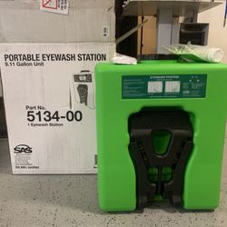 SAS Safety 5134-00 9-Gallon Portable Emergency Eyewash Station