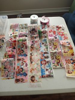 Ribbons , figures , bows set